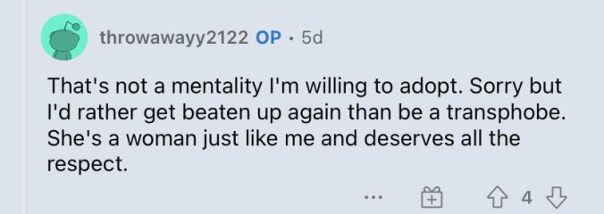 All women/women and transwomen. How do the dynamics change?