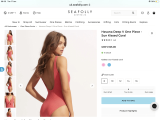 Scoopback/Backless Swimsuit