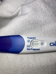 FAINT pregnancy test result