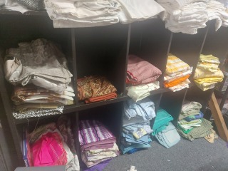 Sorting out my --stash--, sorry carefully curated collection of fabric