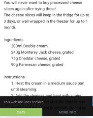 I need to know how to make cheese sauce 