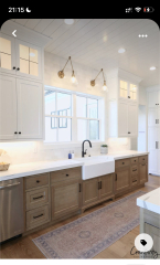 New kitchen units. Everything dates, what will date least?