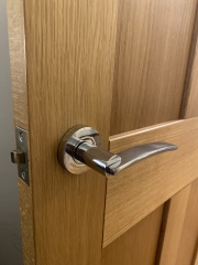 Changing door handle to a knob. What do I need?