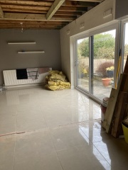 Coloured skirting boards and trim 