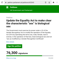 Petition to Update the Equality Act - thread 2