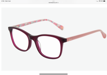 New glasses - pink frames. Mistake?