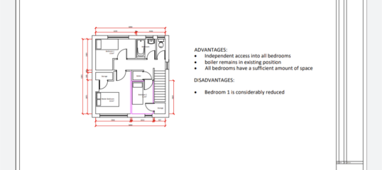 Advice on DFG bedroom division - sizes etc