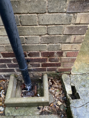 Is this a hole in my damp proof course?