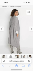 I need a thick soft super longline cardigan