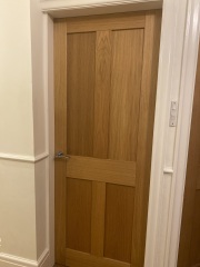 Changing door handle to a knob. What do I need?