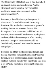 Nick Bostrom … So, so disappointing. 