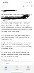 Do I need to worry about this. Scammer?