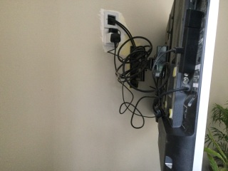 Question re tv cables in extendable wall bracket set up