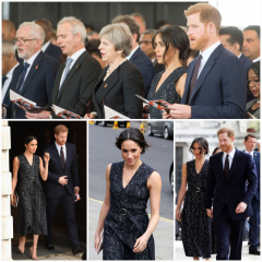 when Meghan attended the Stephen Lawrence memorial service