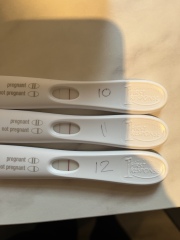 Lack of progress on pregnancy tests. 