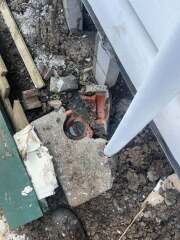 Is this a hole in my damp proof course?