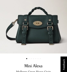 Dark green/ navy handbag suggestions 