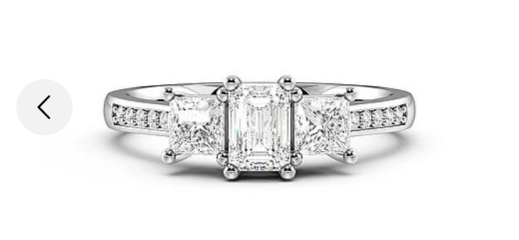 Side stones engagement ring 