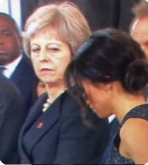 when Meghan attended the Stephen Lawrence memorial service