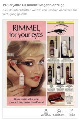 Those old make up brands that have gone- a bit of fun for the oldies.