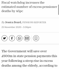 to think if the state pension age of 68 is being brought forward.........