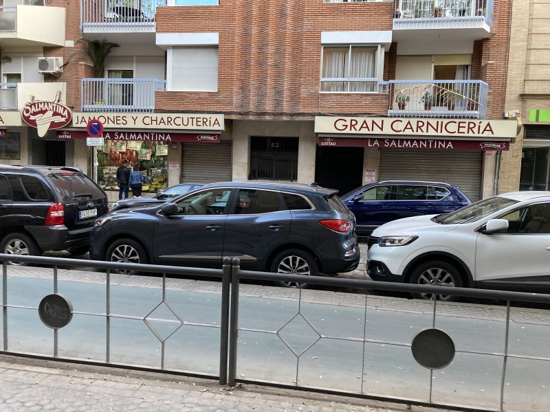To leave a gap when parking 