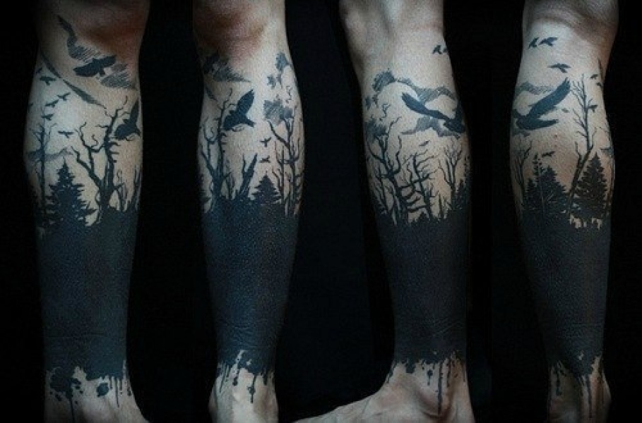 I’m getting my forearm blacked out tomorrow!