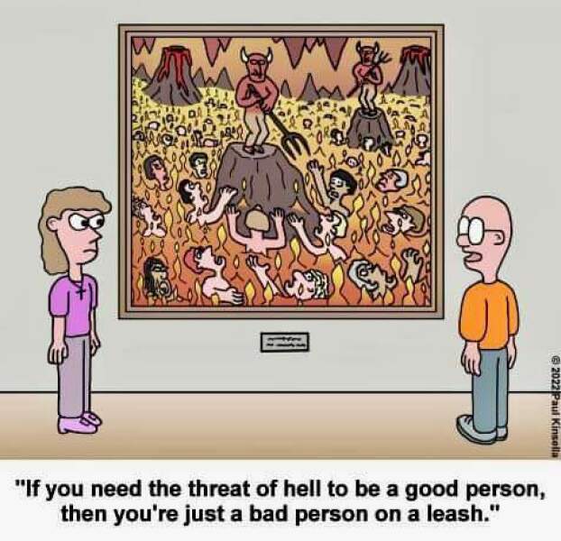 To think it’s unwise to lose the idea of God(s) in society?