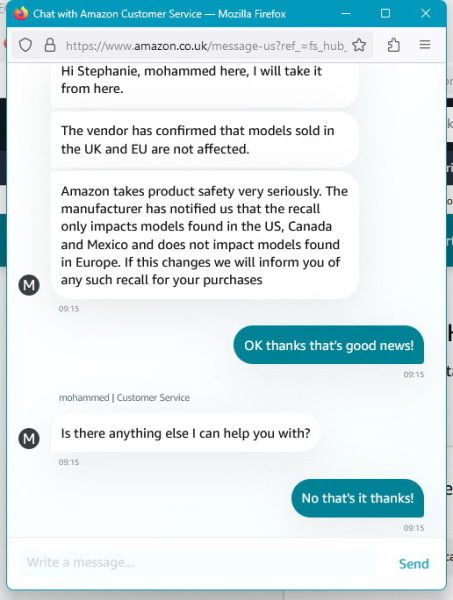 Cosori air fryers are being recalled due to fire risk