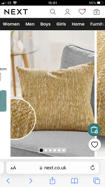 Colour cushions please