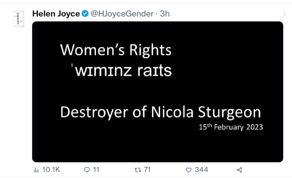 STURGEON IS QUITTING