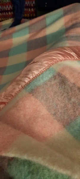 A very thick and heavy wool blanket