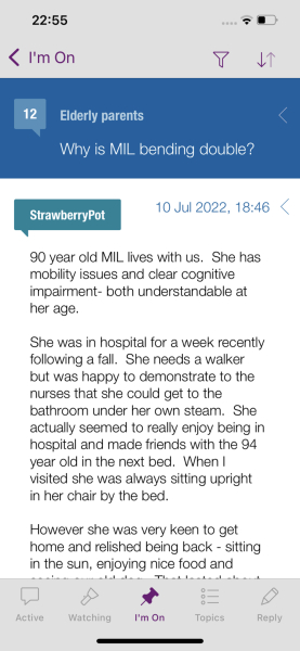 Dropped head (Parkinsonism?)