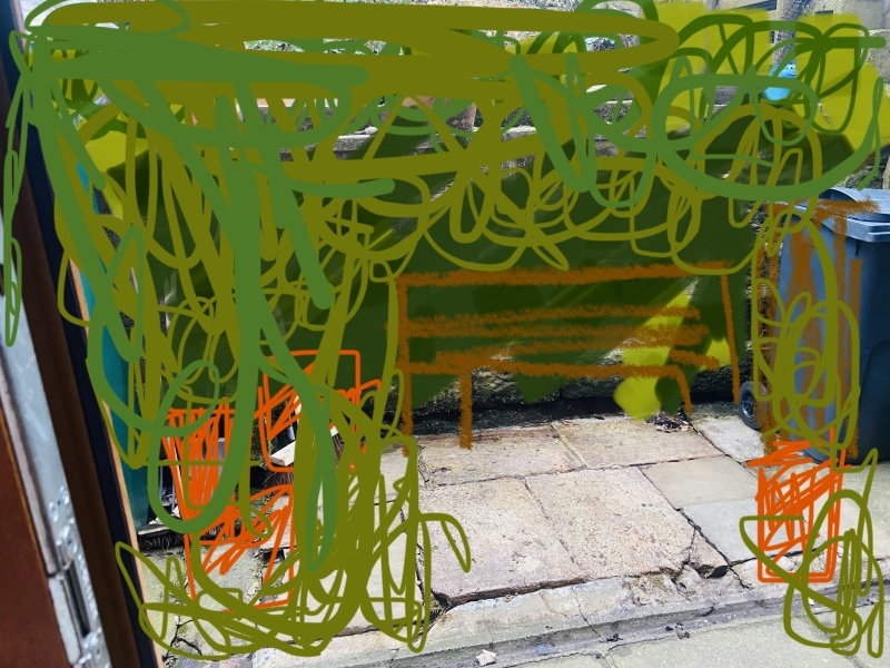 What to do with my tiny garden/back yard? Pic included