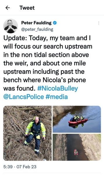 Missing Woman Nicola Bulley 2
