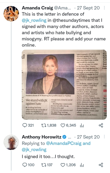 Anthony Horowitz retweeted GC video!