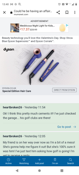 Could he be having an affair???