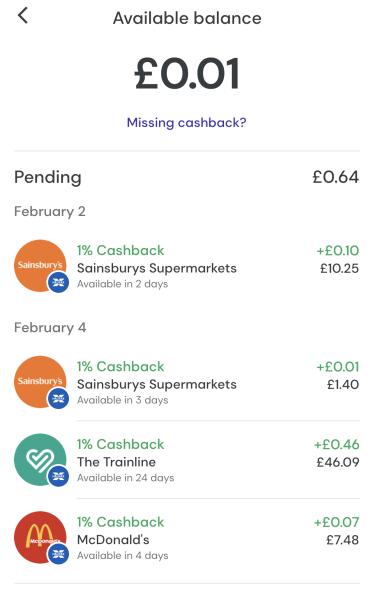 Free money using cashback app