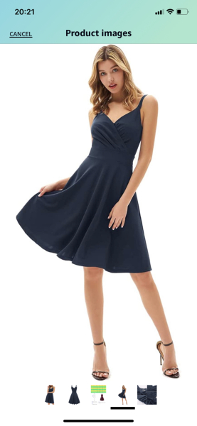 Navy dress for wedding