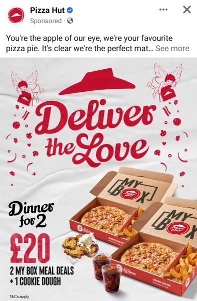 To think this ‘valentines’ m&s meal is rubbish?