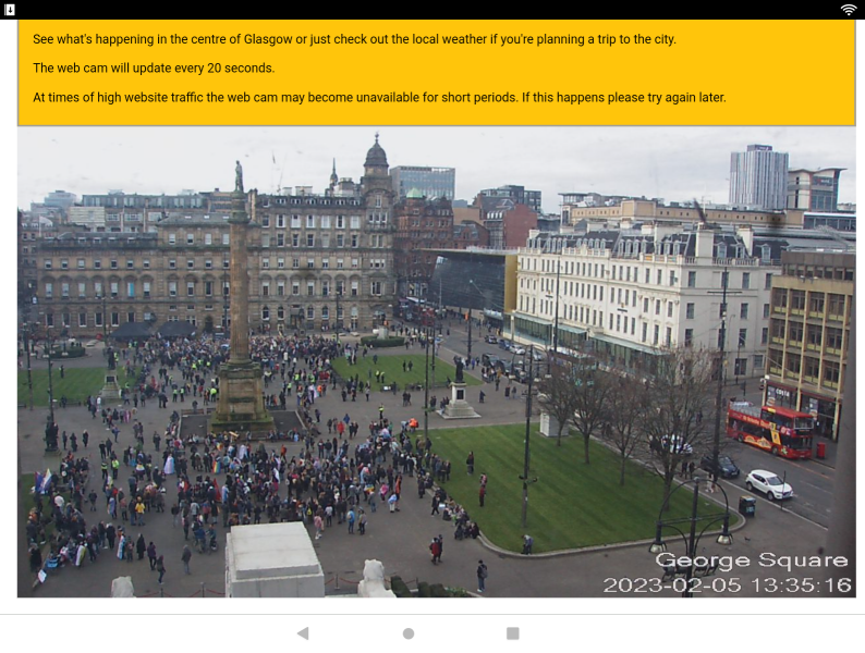 Standing for Women Glasgow 5th Feb