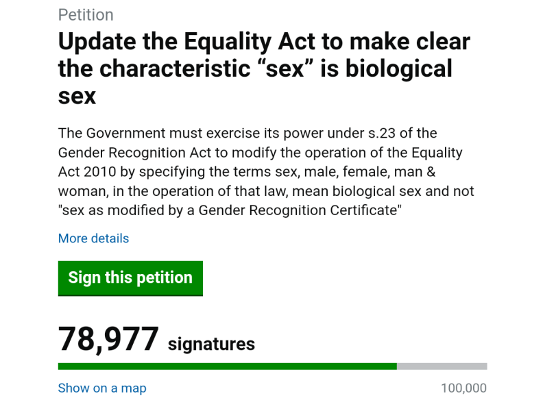 Petition to Update the Equality Act - thread 2