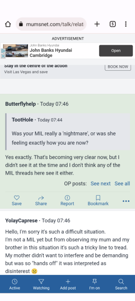 Not being an awful MIL is much harder than it looks!