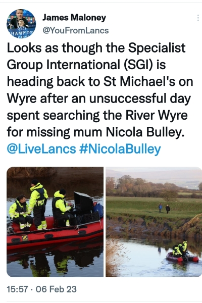 Missing Woman Nicola Bulley 2