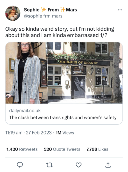 Tory councilor has trans women on the brain