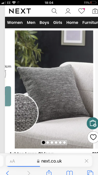 Colour cushions please