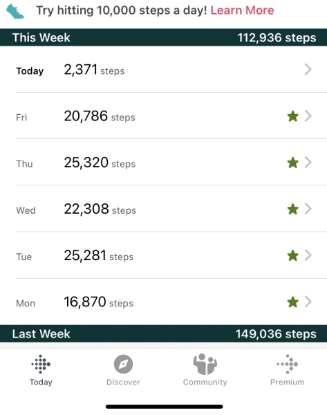 Do you do 10,000 steps a day? 