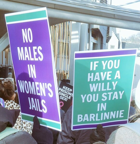 Holyrood prison protest, Feb 9th