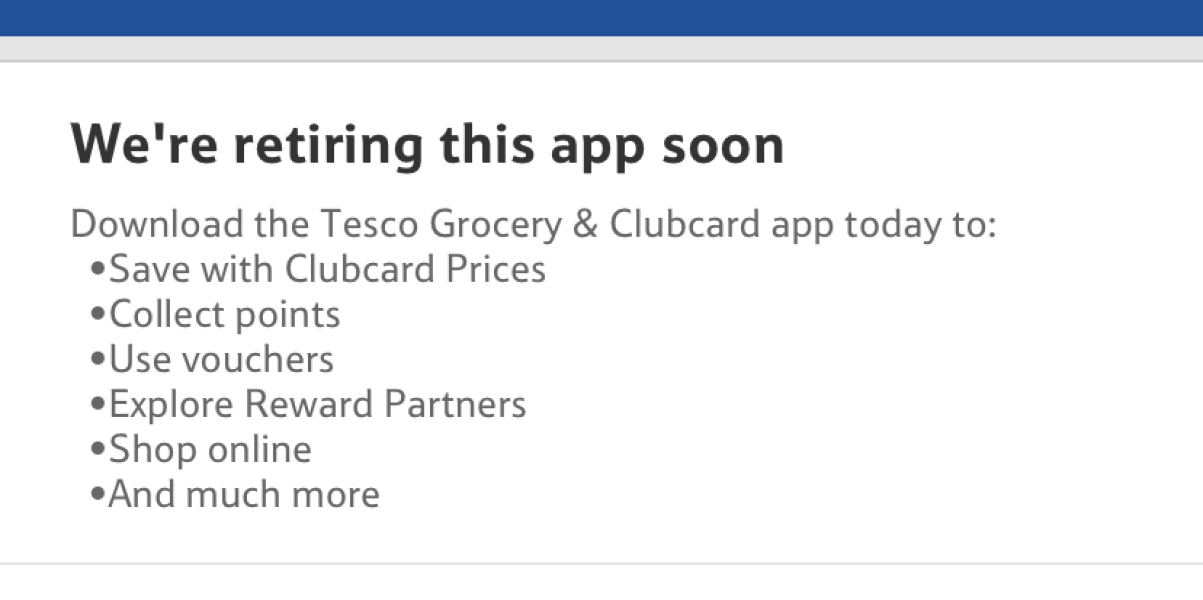 Have Tesco Clubcard stopped doing coupons?