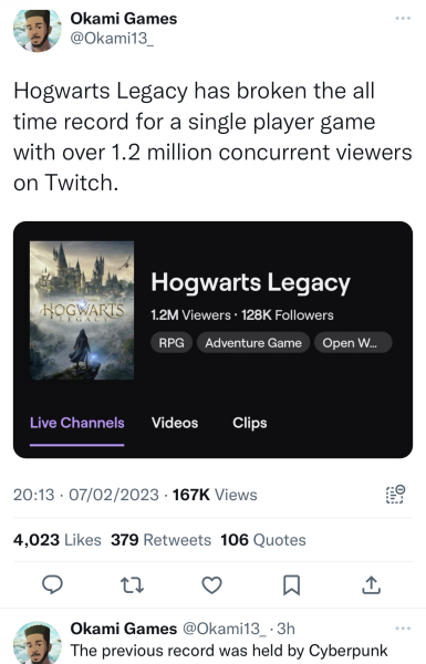  Hogwarts Legacy gets great reviews